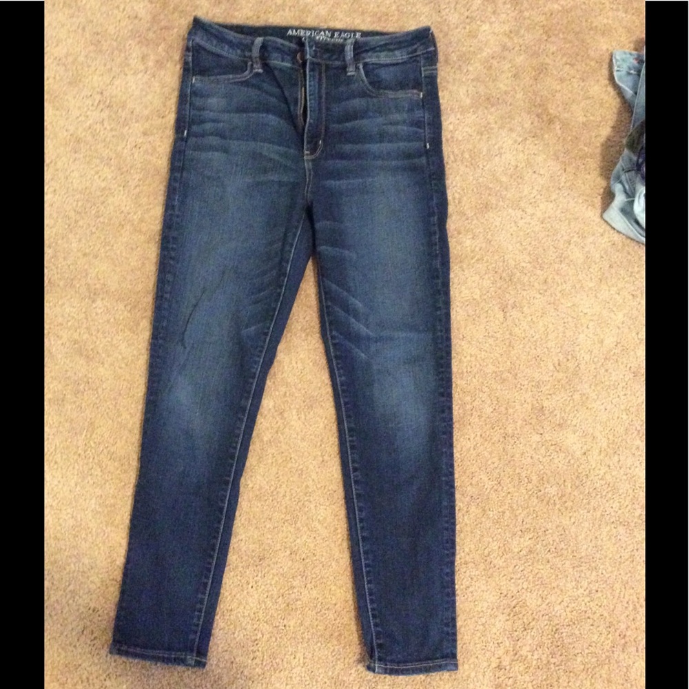 American eagle super hi rise jegging